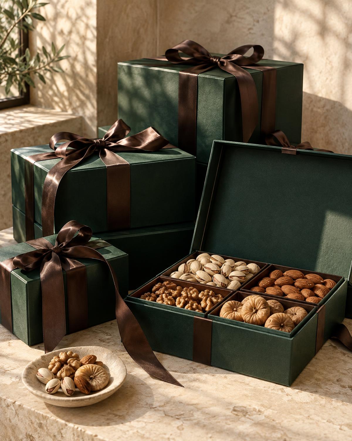 A finished REYNAV luxury gifting arrangement